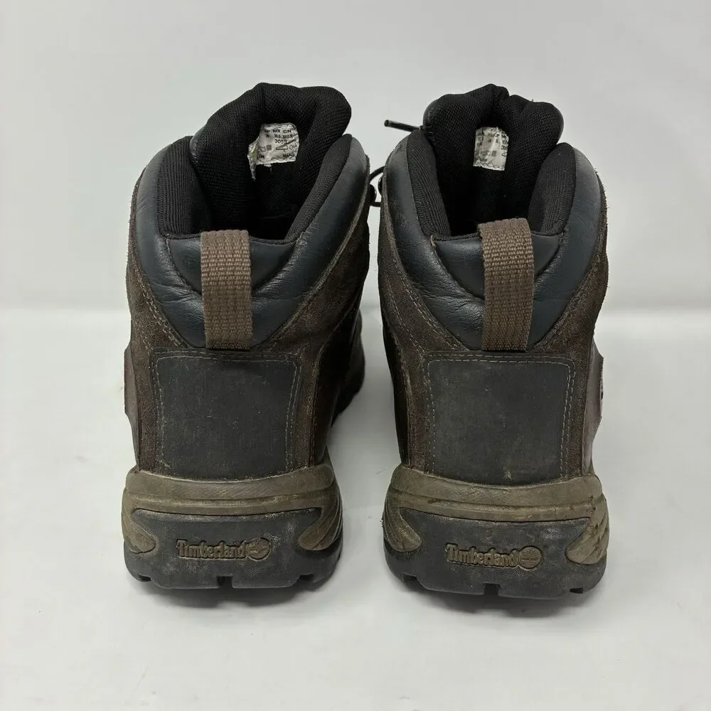 Timberland-Flume Waterproof Boot Men Size 12 Leather Brown 18128